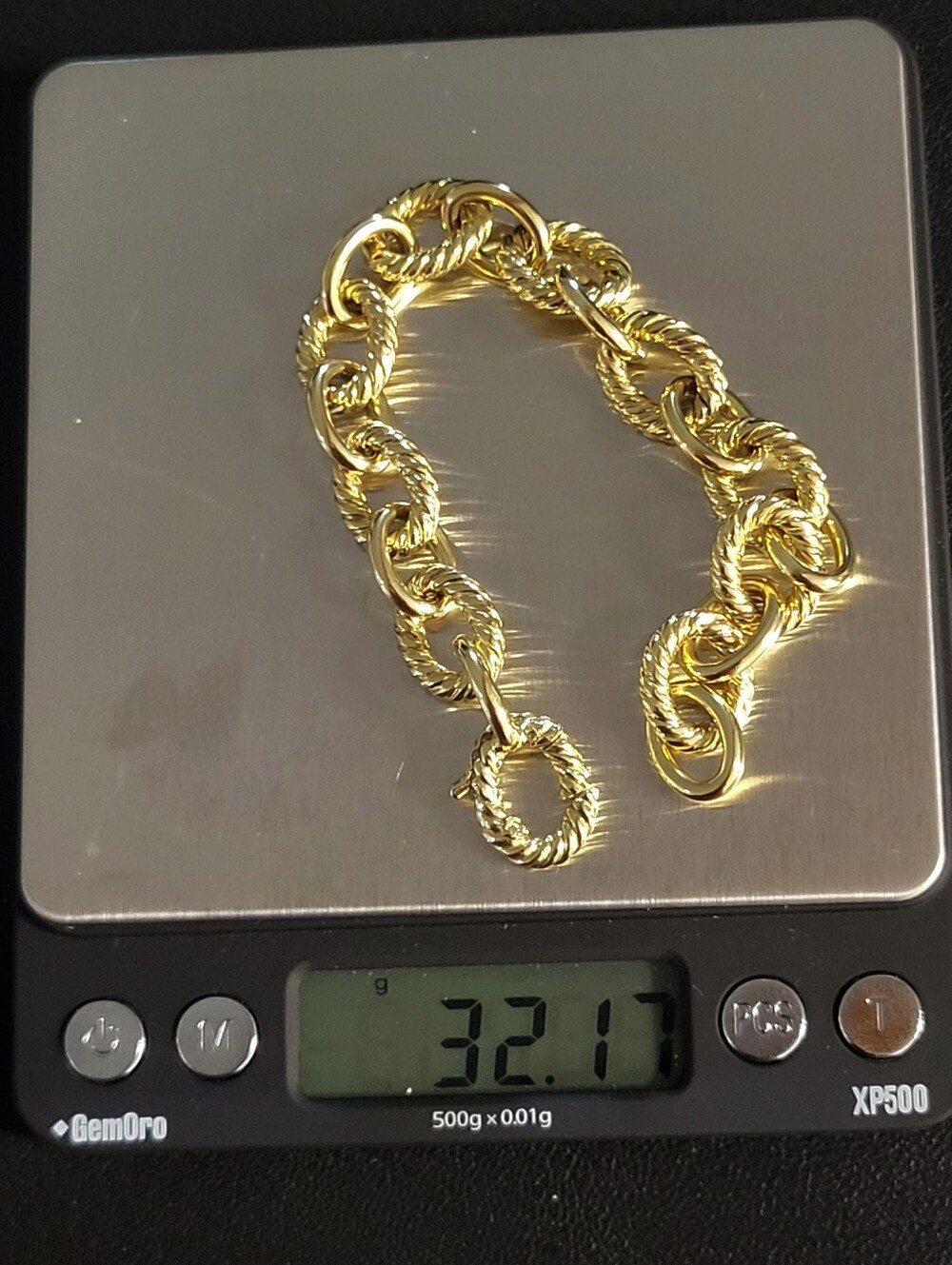 David Yurman 18k Oval Link Chain Bracelet - Picture 6 of 6
